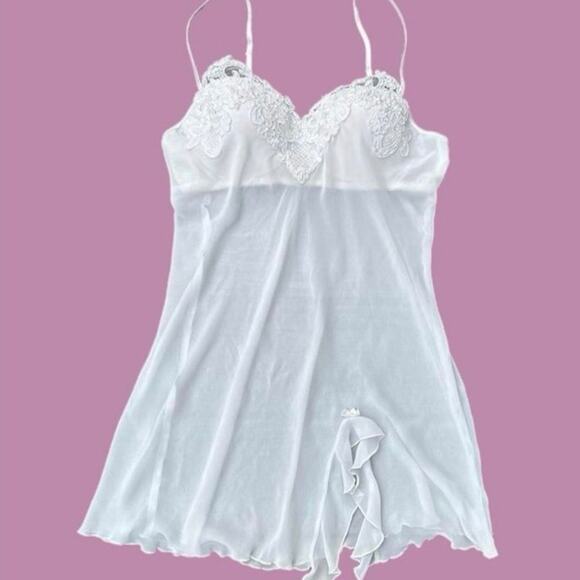 Vintage nwt linea donatella babydoll with panty set  sz m - Picture 1 of 6